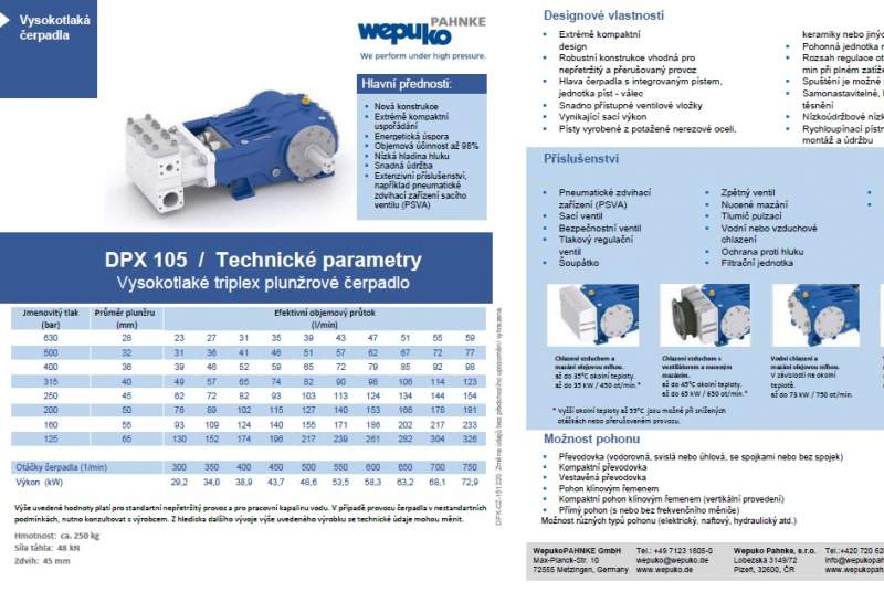 Katalog: Čerpadla na vodu